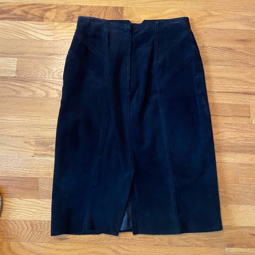 Leather skirt vintage